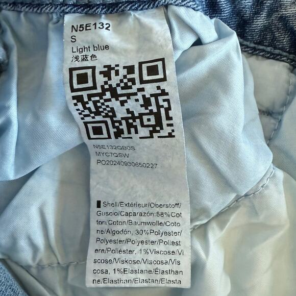 Denim Maxi Skirt Stretch Jean Skirt Size Small - Picture 10 of 13